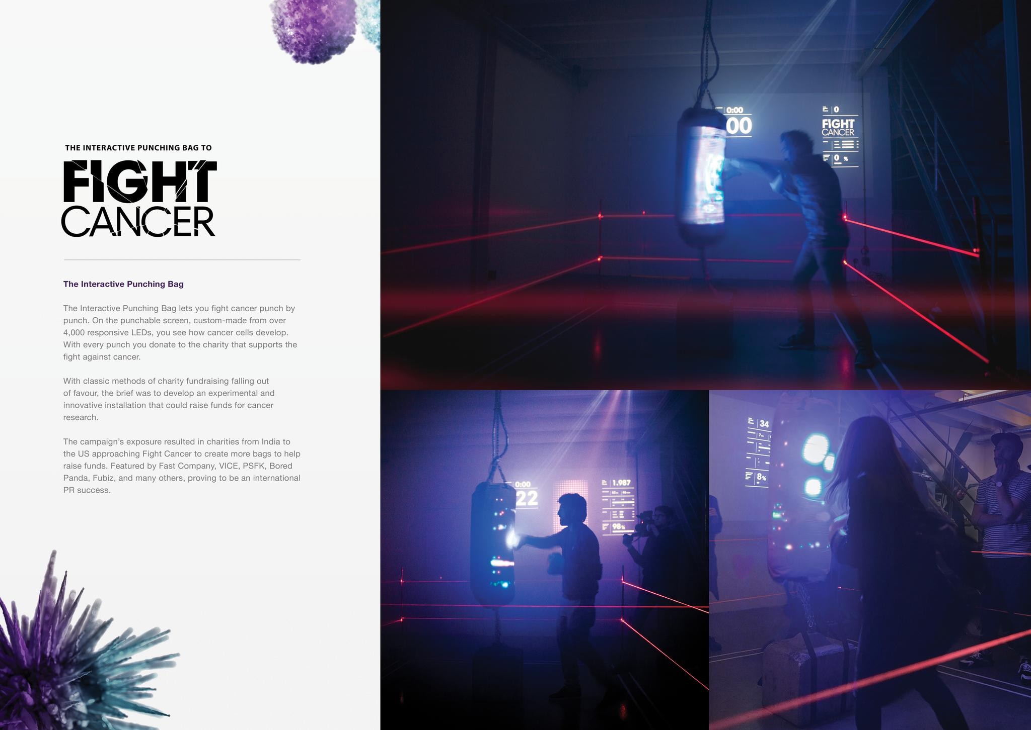 Fight Cancer: The Interactive Punching Bag