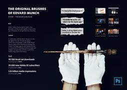 The Original Brushes of Edvard Munch