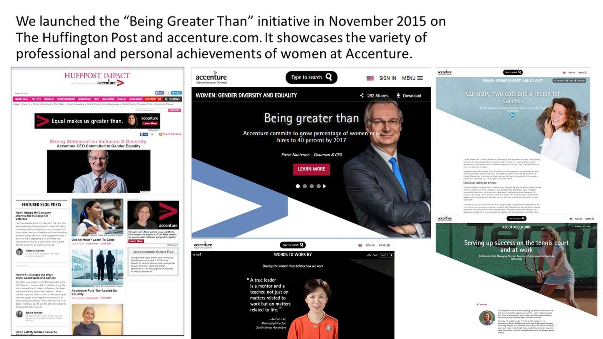 Accenture Being Greater Than Program