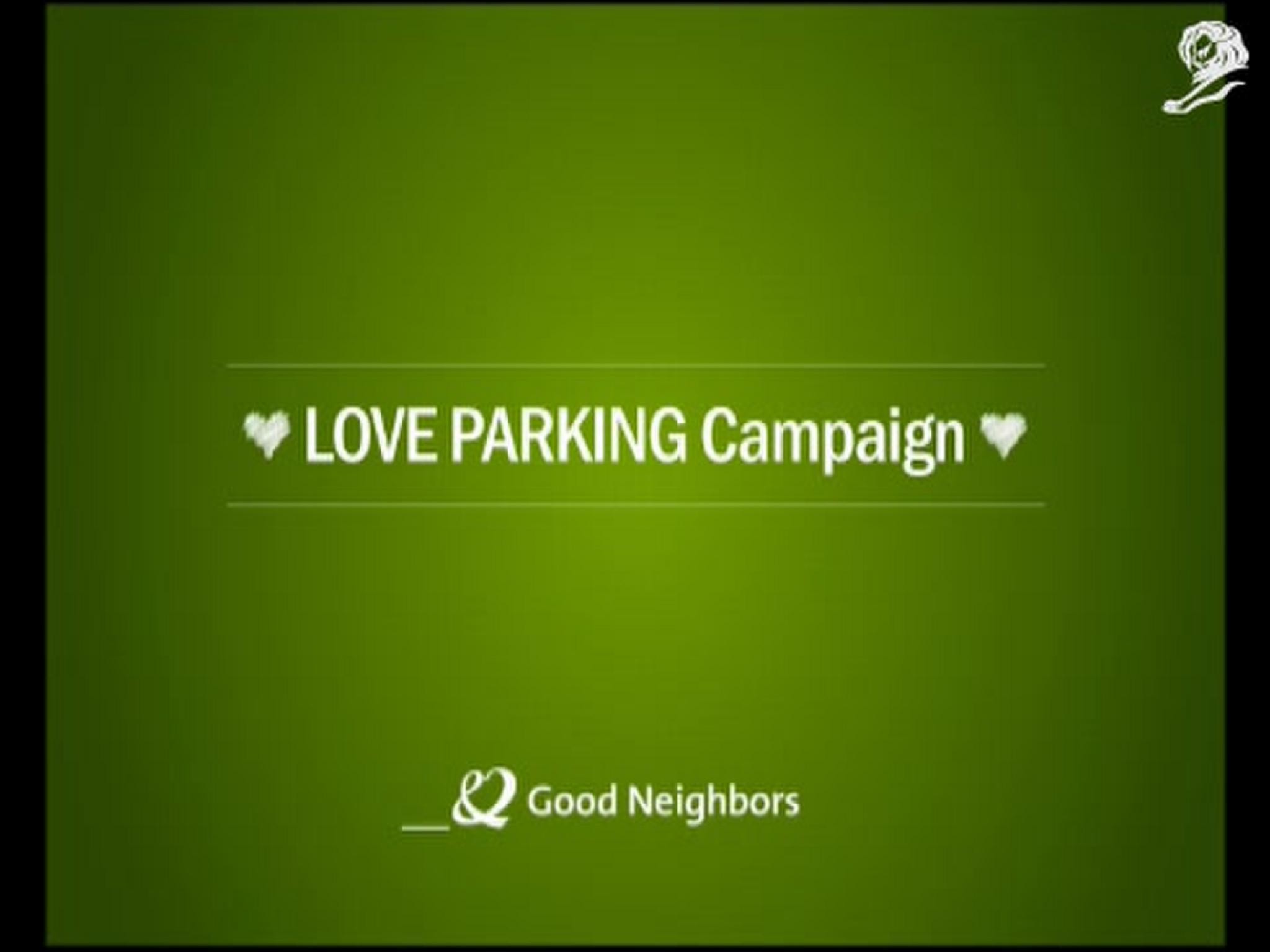 LOVE PARKING CAMPAIGN