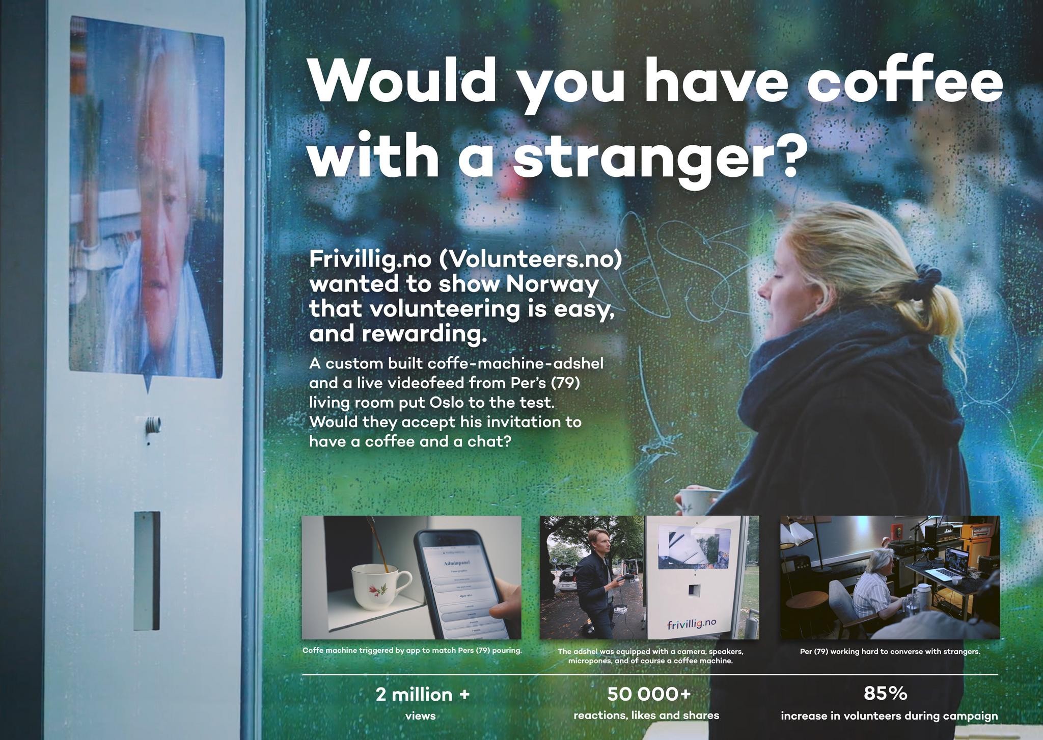 Would you have coffee with a stranger? | Campaign | THE WORK