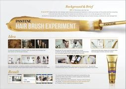 Pantene Hair Brush Experiment