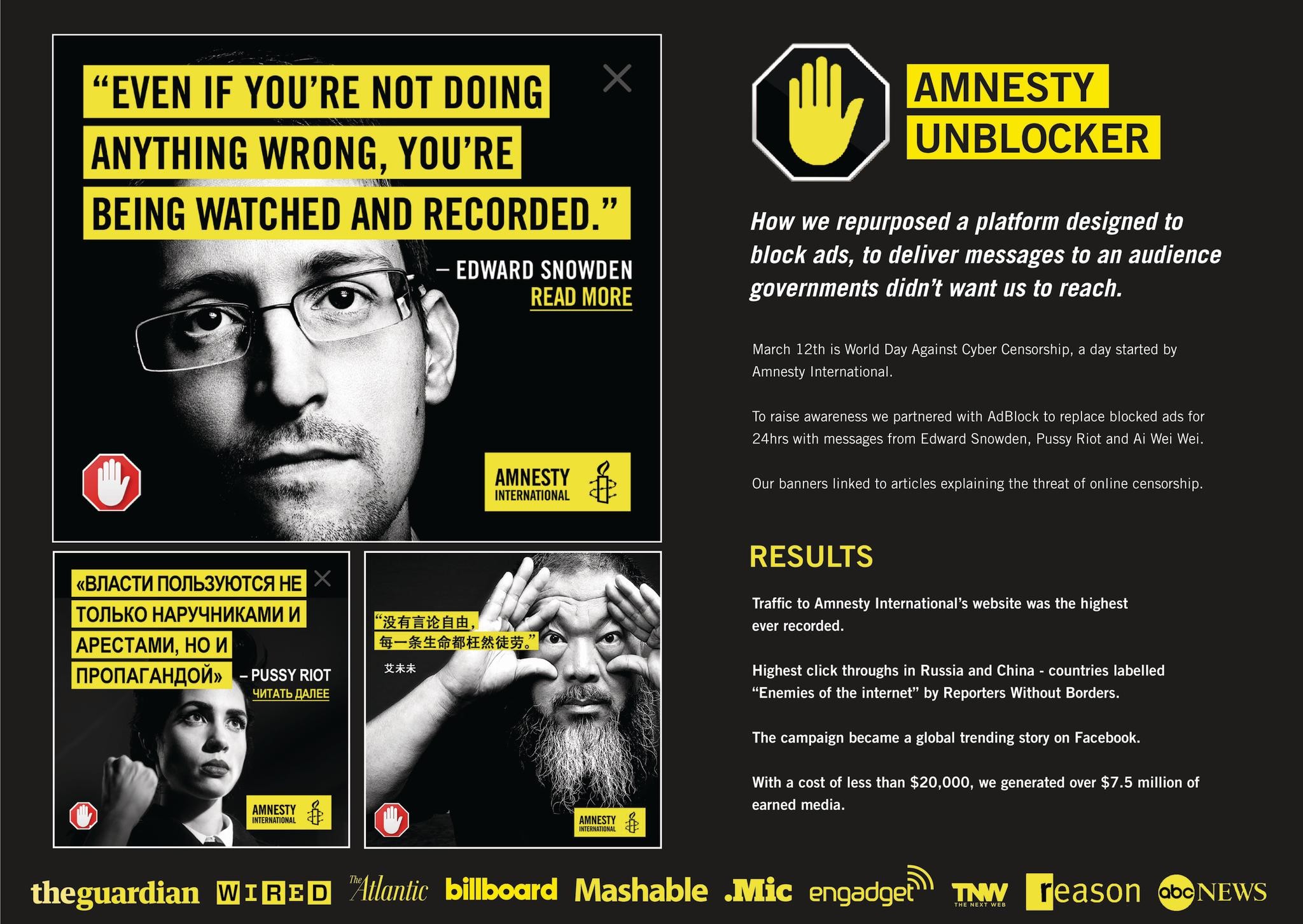 Amnesty International Unblocker