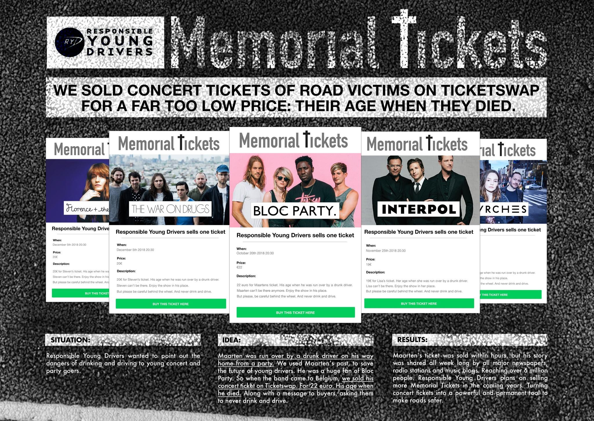 Memorial Tickets