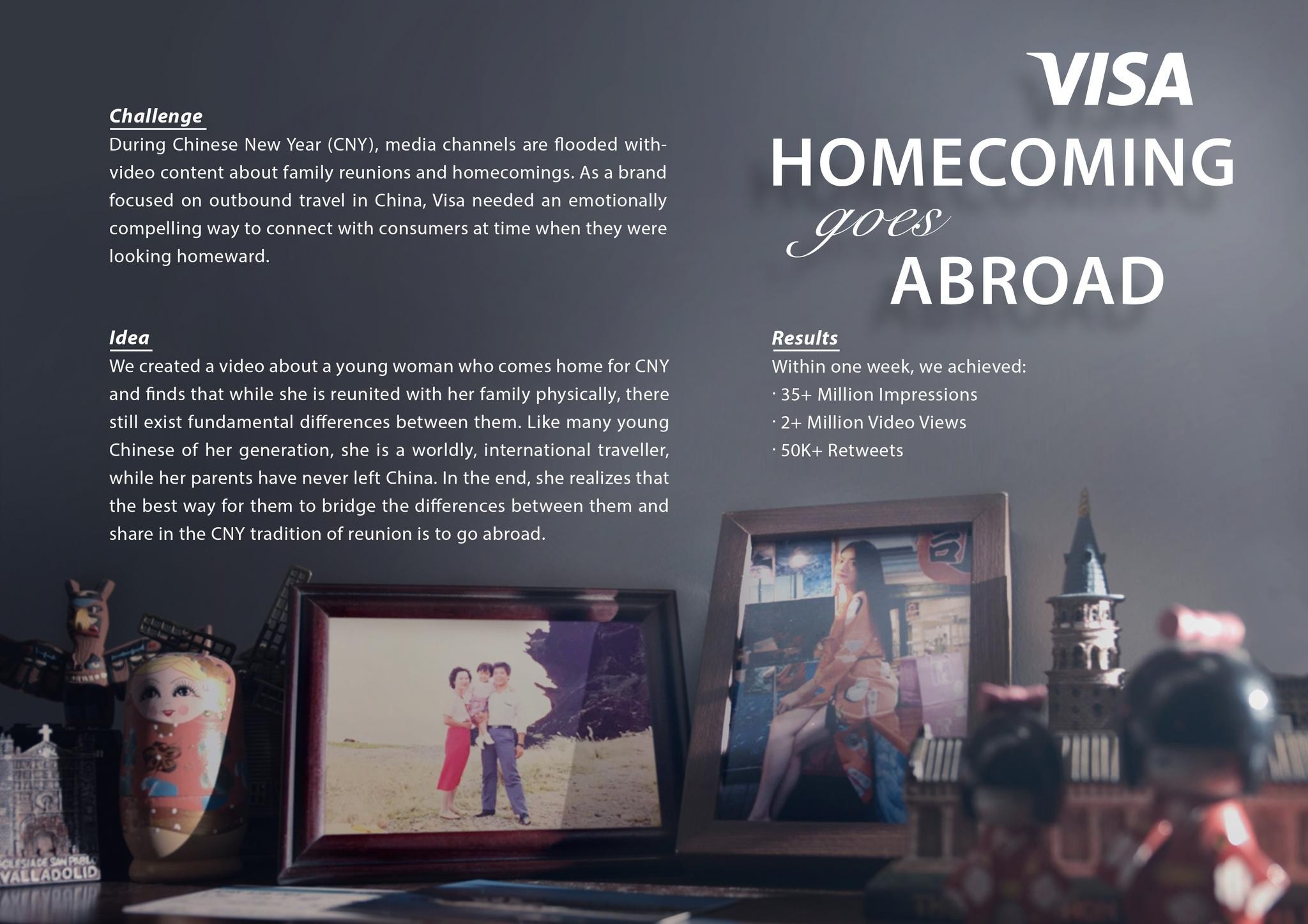 Visa - Homecoming Goes Abroad