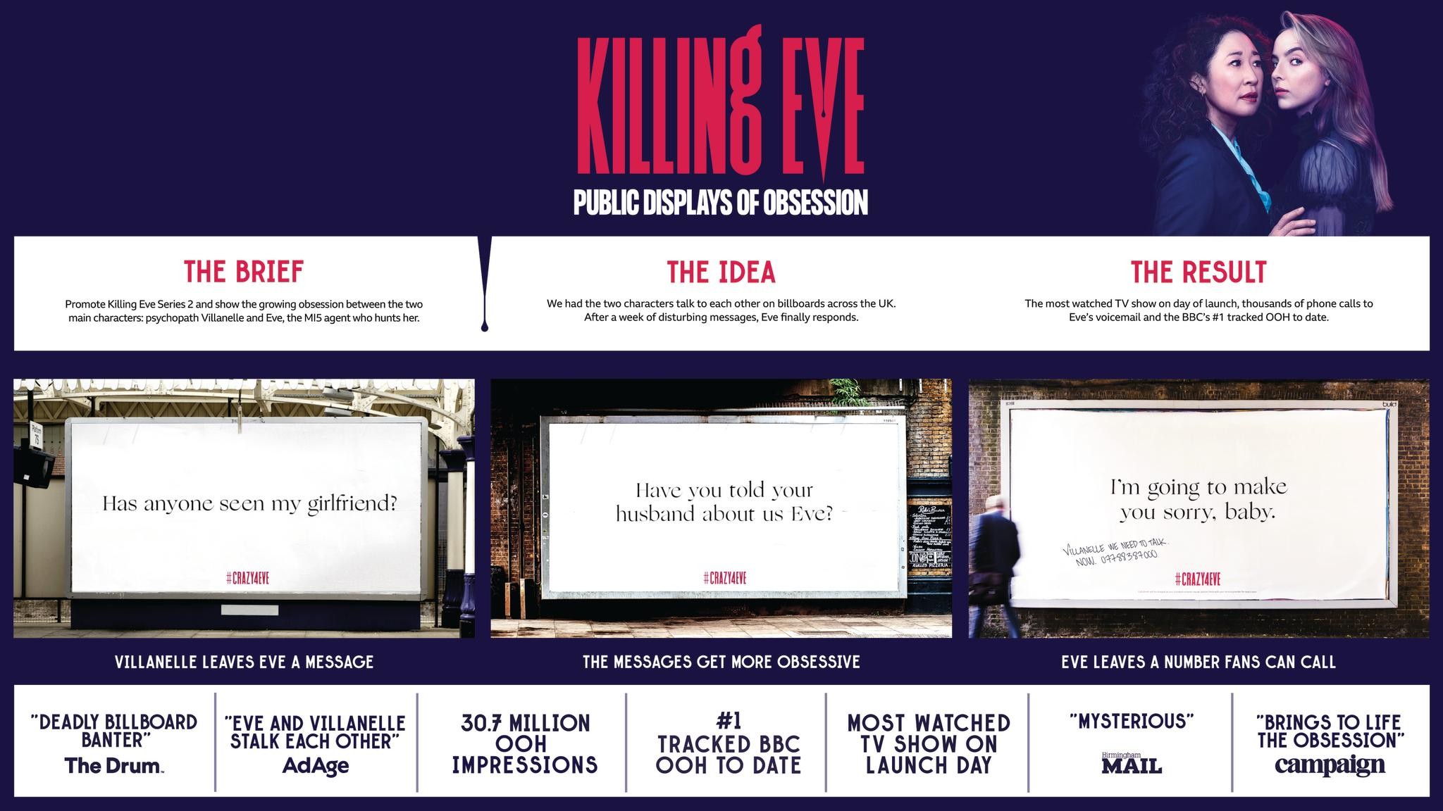 Killing Eve Season 2 - Public Displays of Obsession