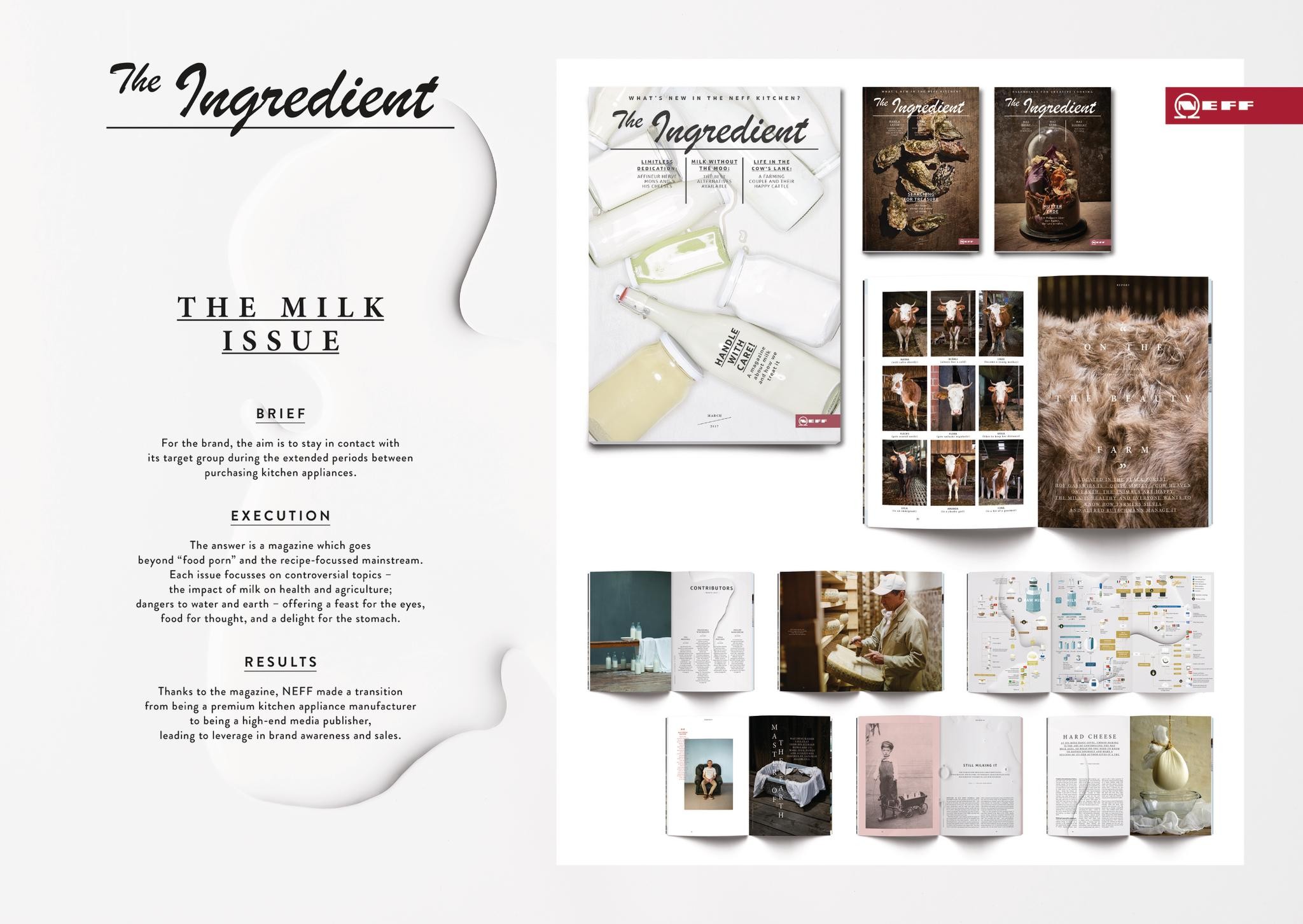 NEFF The Ingredient – a magazine about milk and how we treat it
