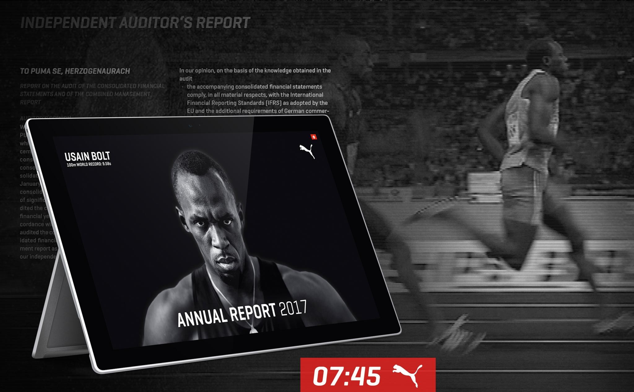 9.58 Seconds - The world's fastest annual report