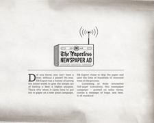 The Paperless Newspaper Ad