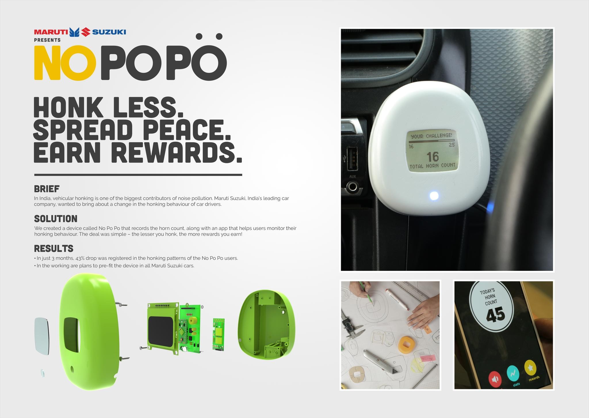 No Po Po: Honk Less. Earn Rewards.