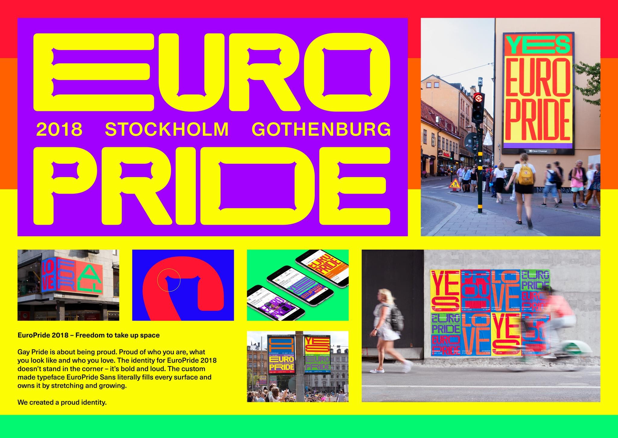 Europride 2018 - Freedom To Take Up Space