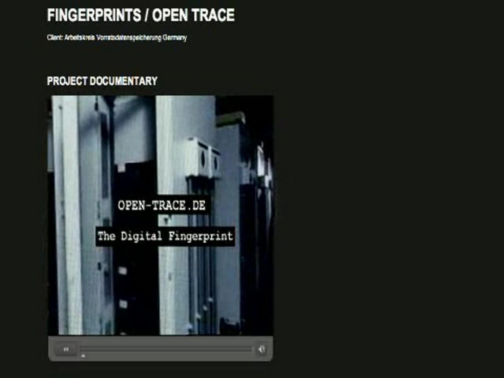 FINGERPRINTS OPENTRACE