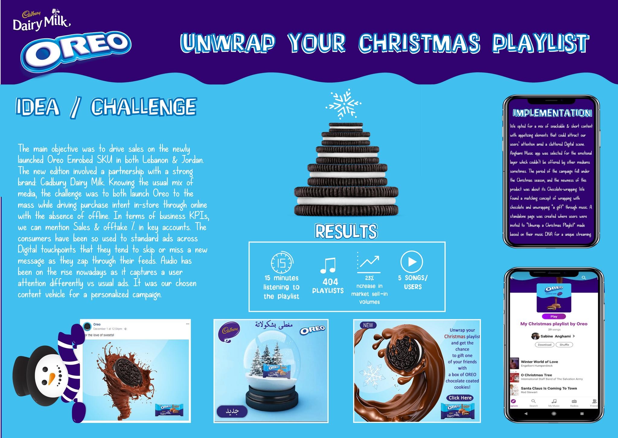 Unwrap your Christmas Playlist with Oreo