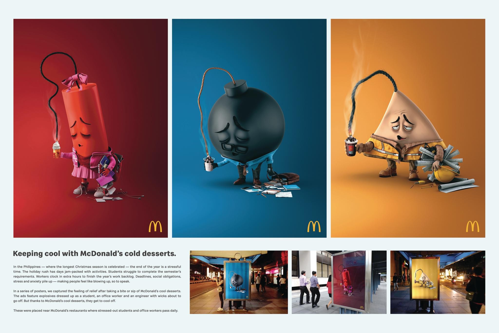 McDonald's Cool Desserts Poster Campaign