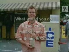 JIM BEAM & COLA CANS