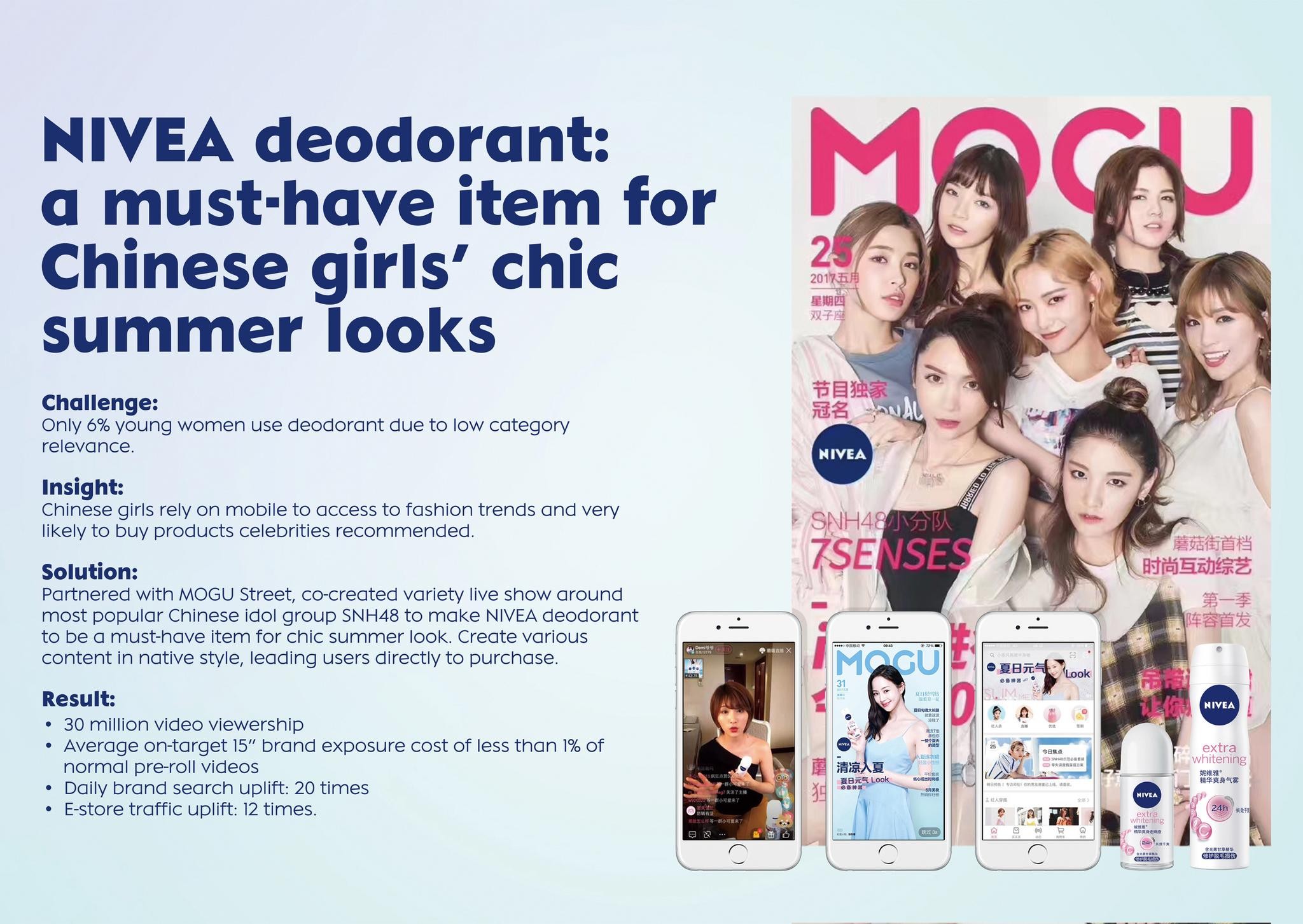 NIVEA deodorant co-create a must-have item for chic summer looks