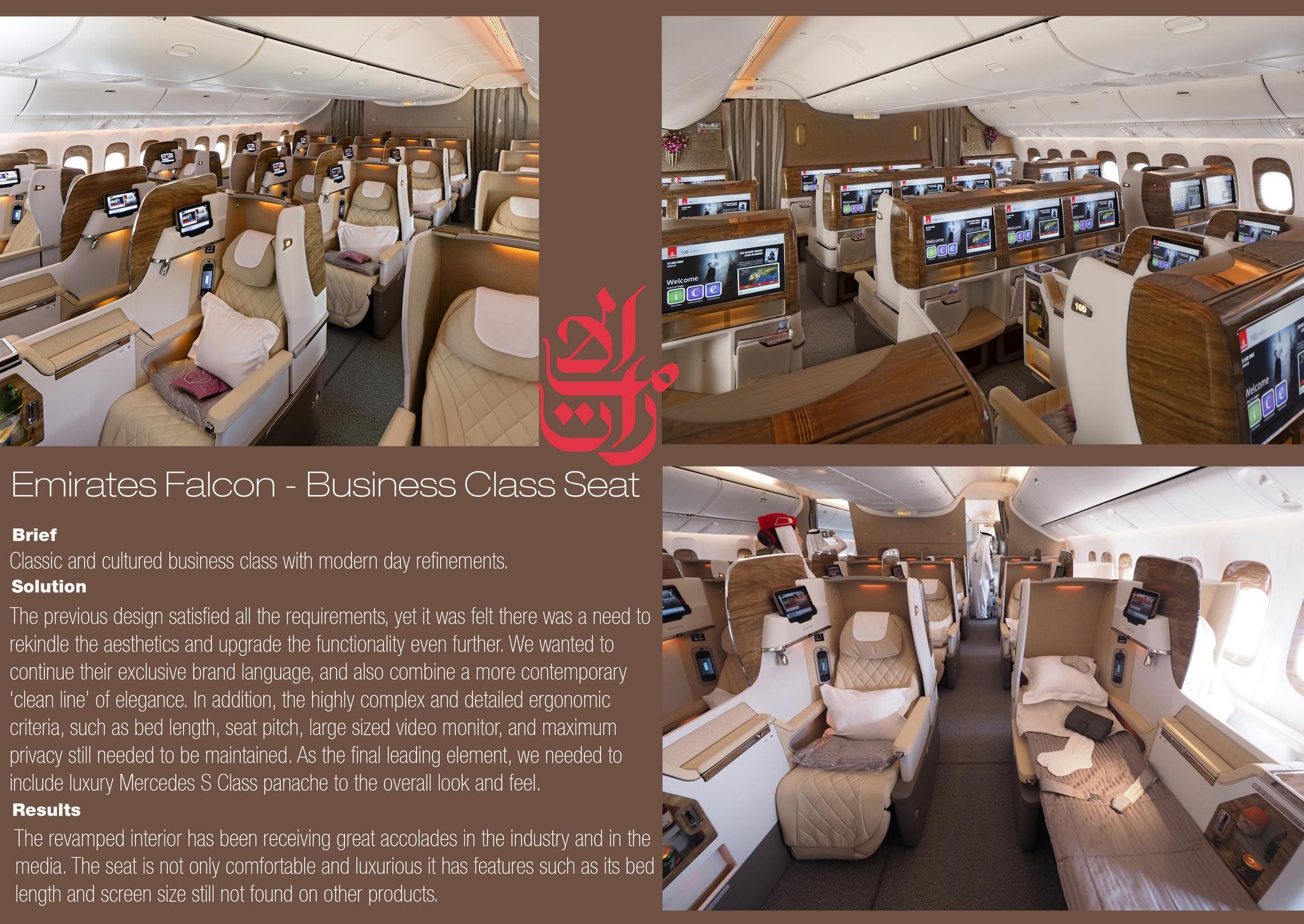 Emirates Airline Business Class Seating