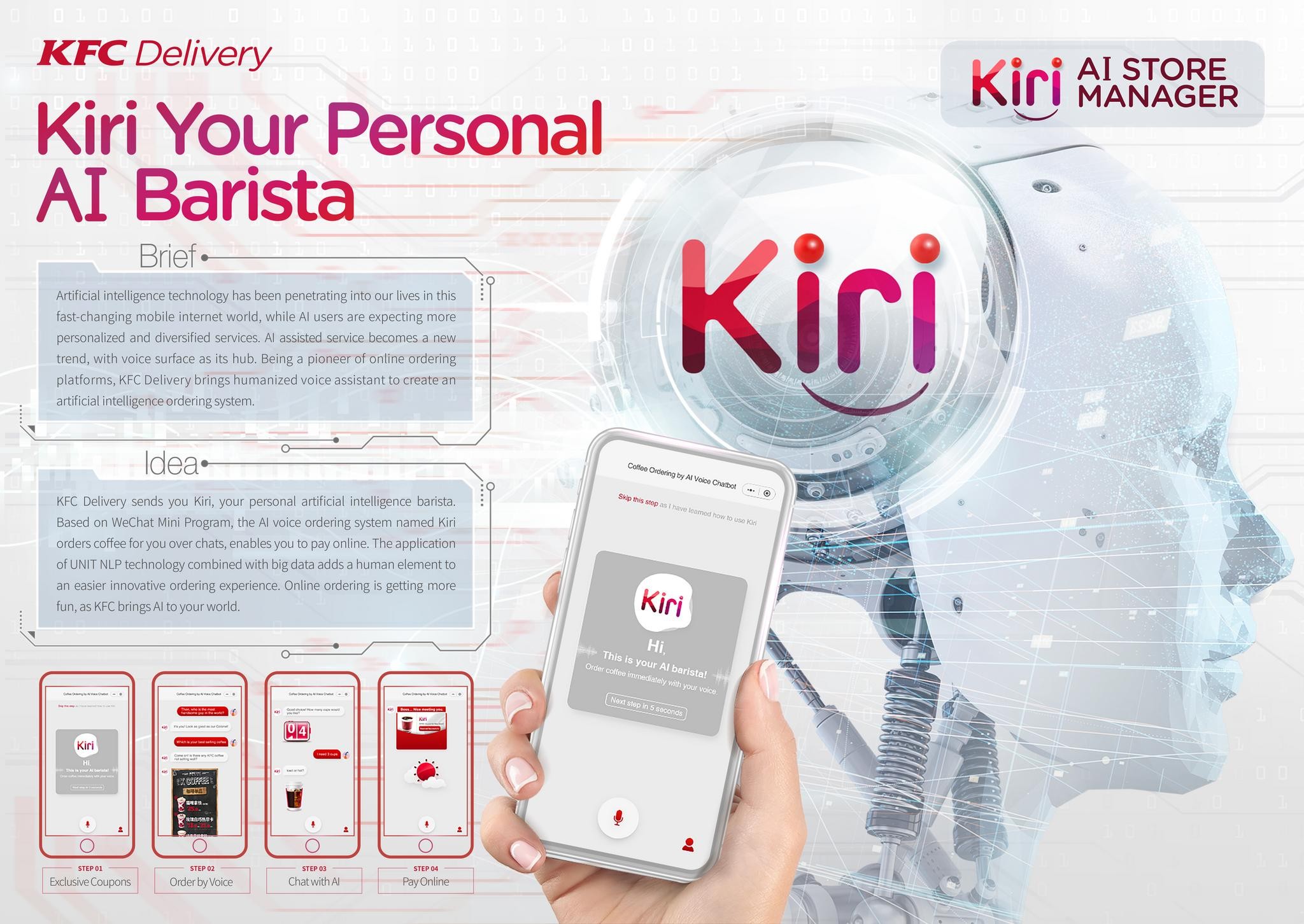 KFC Delivery – Kiri Your Personal AI Barista