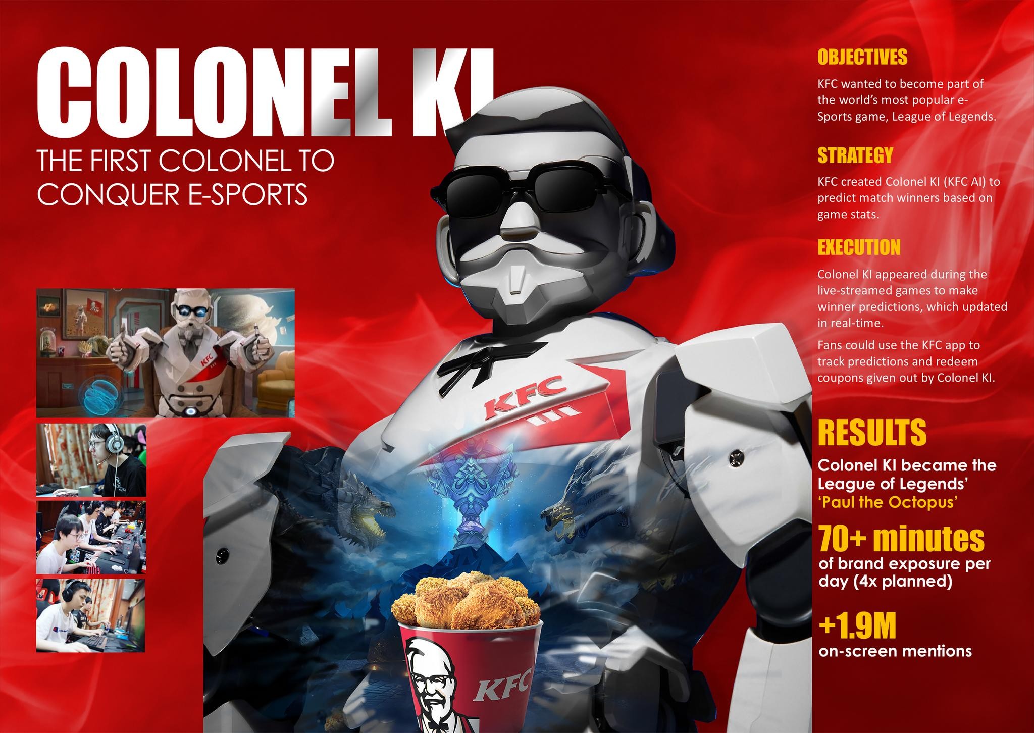 KFC's Colonel KI: The First Colonel to Conquer e-Sports