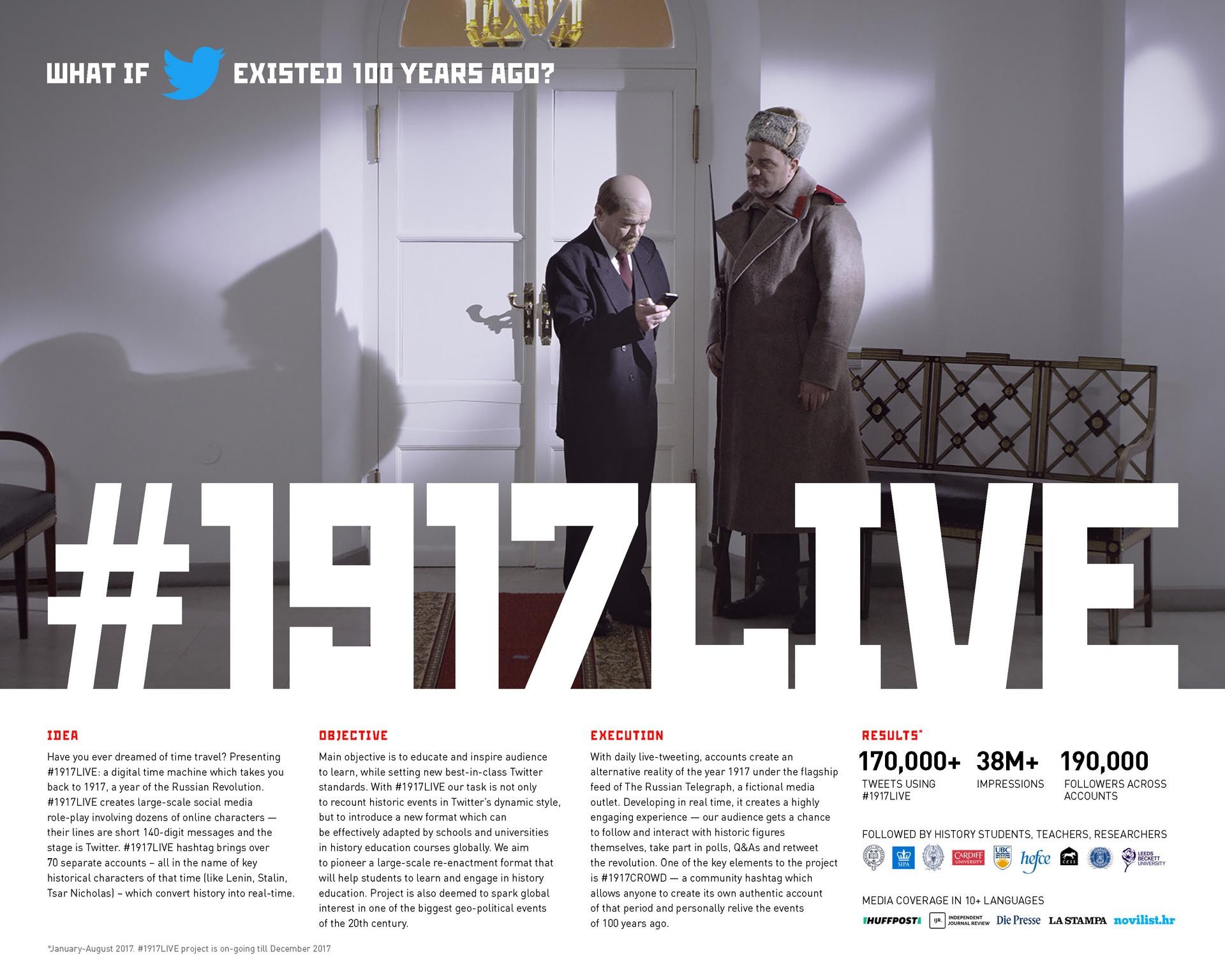 #1917LIVE: What if Twitter existed 100 years ago?