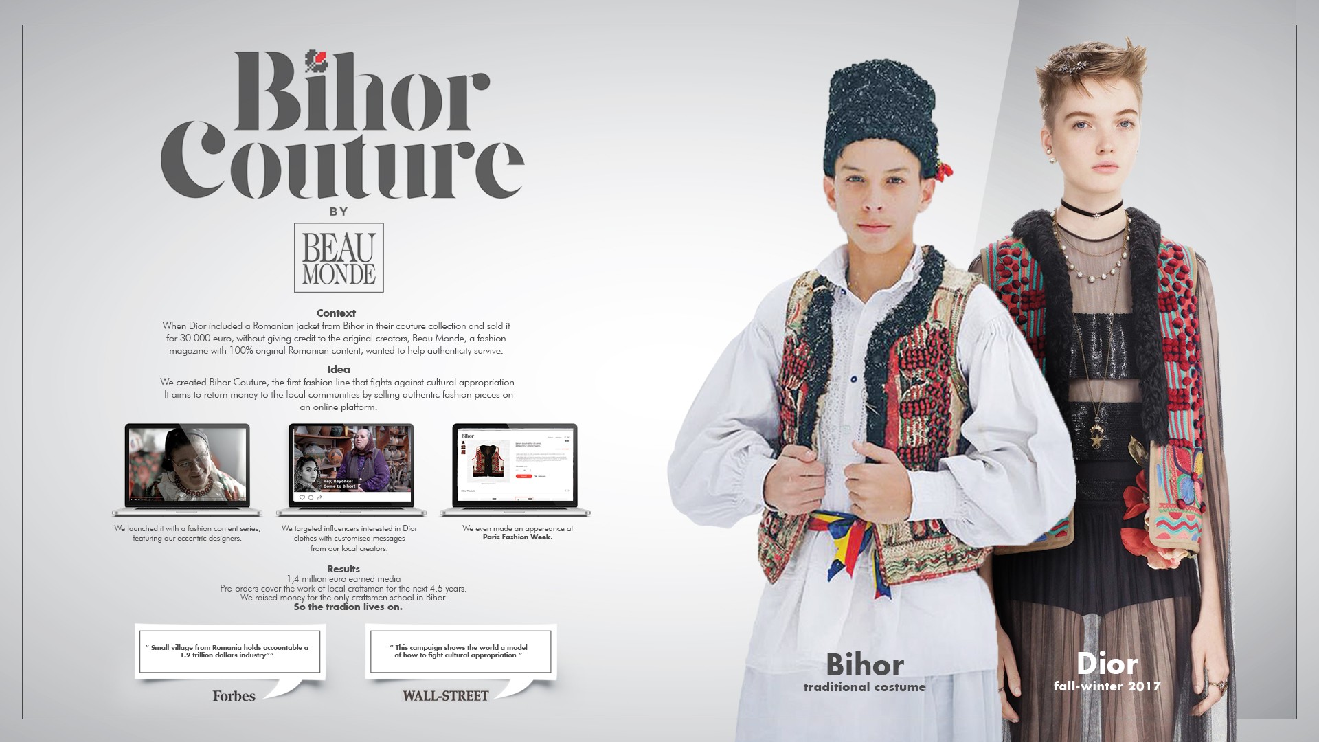 BIHOR COUTURE Campaign THE WORK