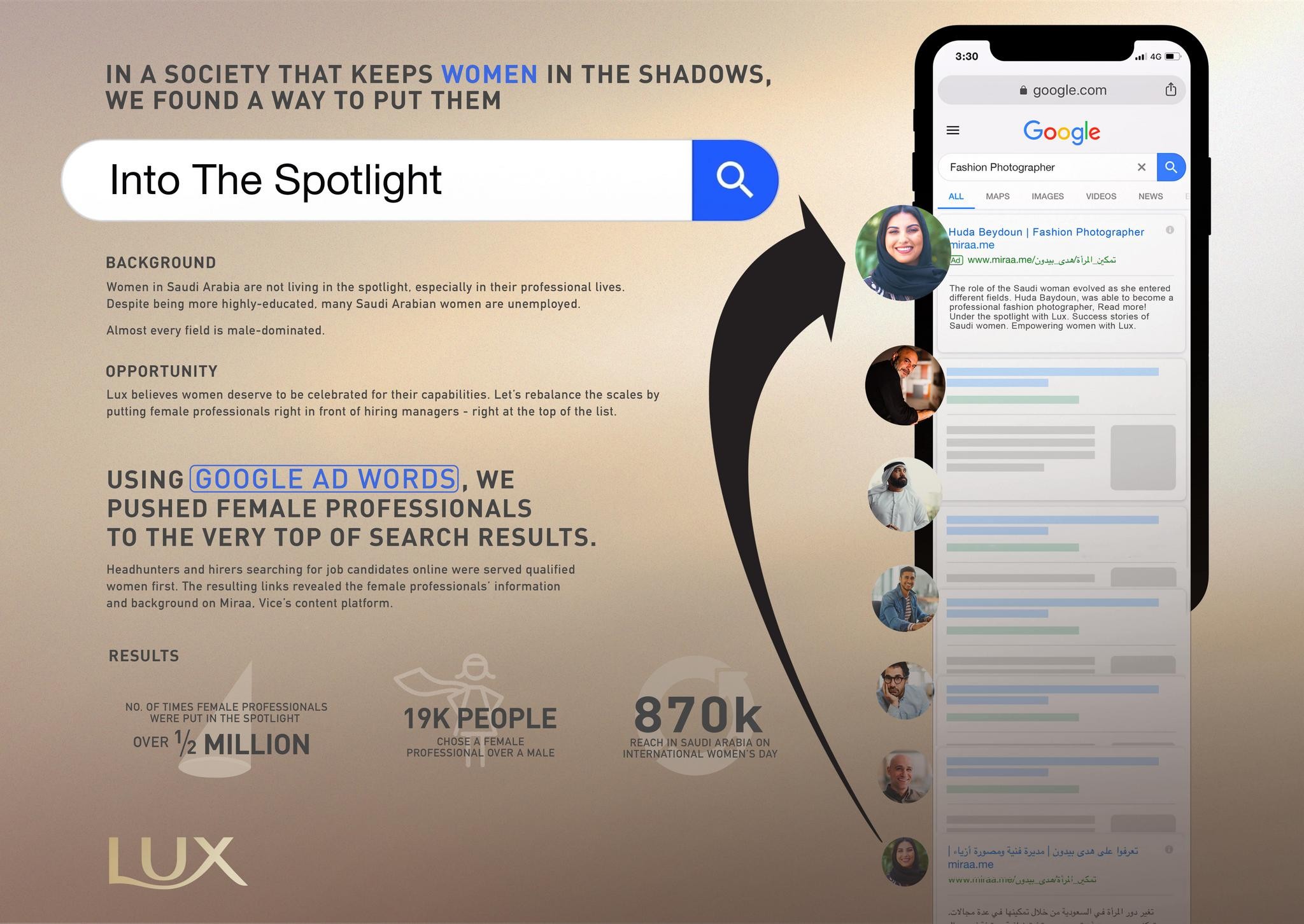 INTO THE SPOTLIGHT - Google Search Words 