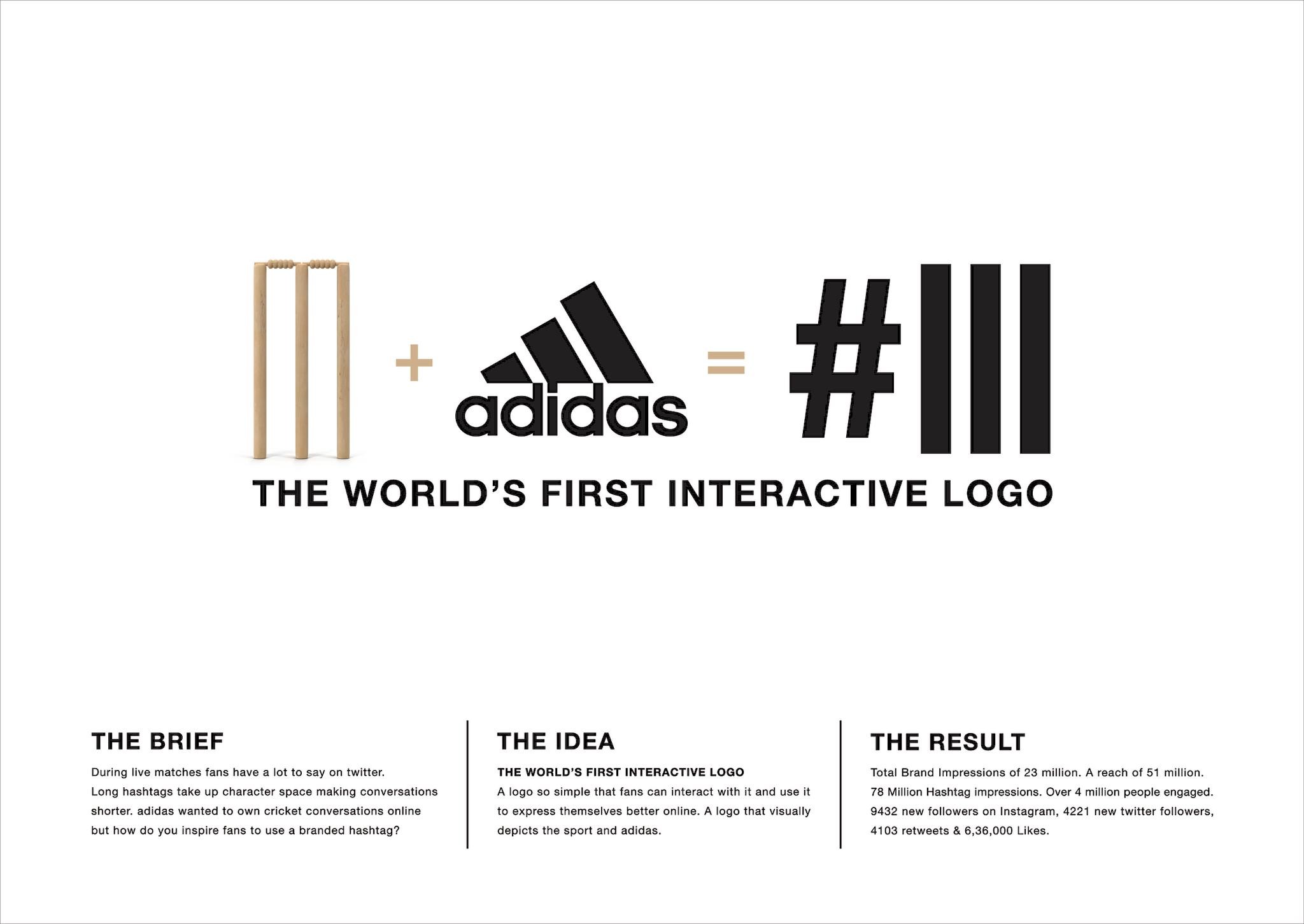 Adidas first logo best sale