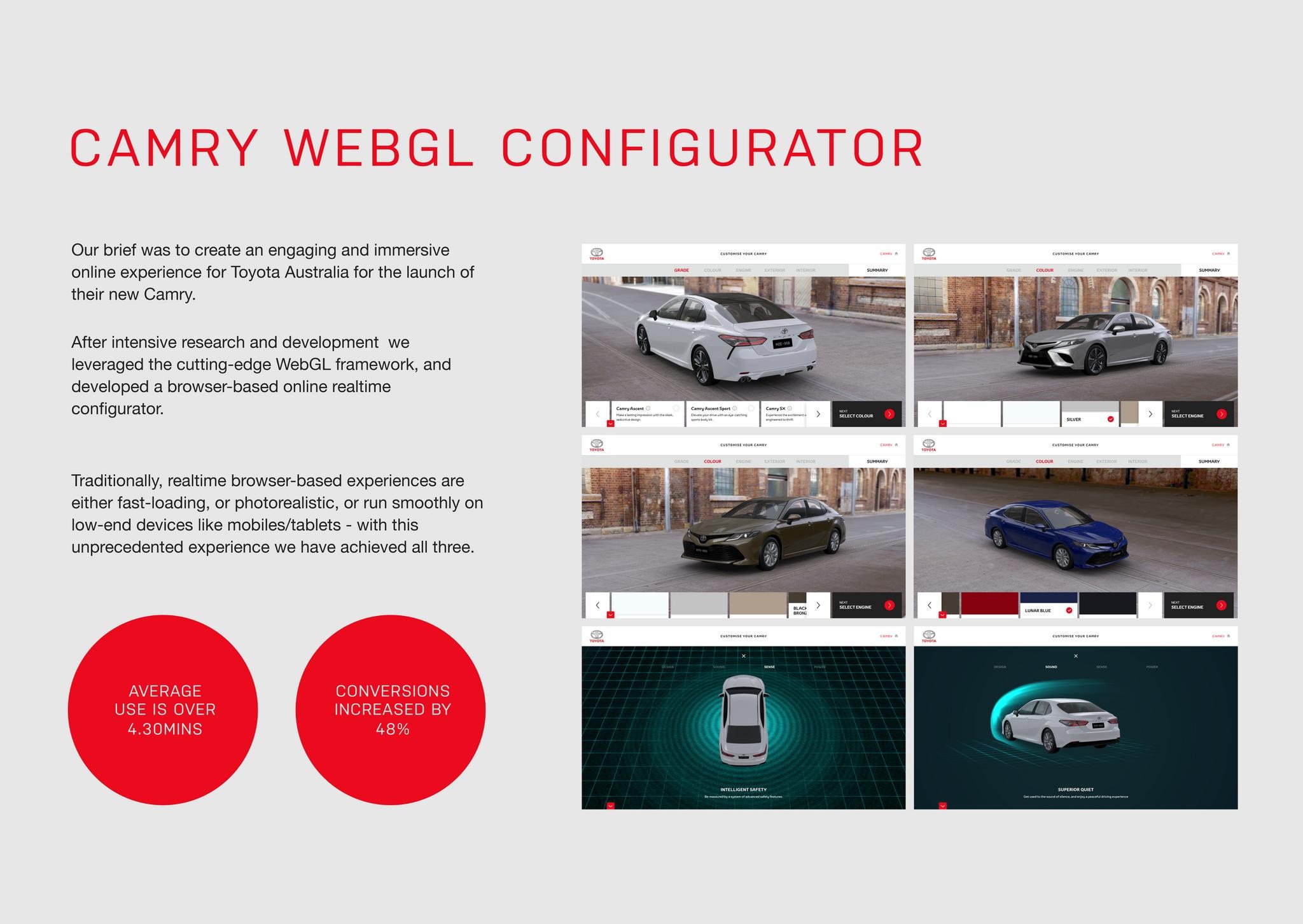 Camry WebGL Configurator