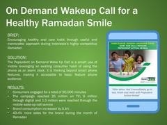 Pepsodent on Demand Wake Up Call